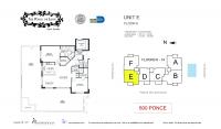 Unit 6E floor plan